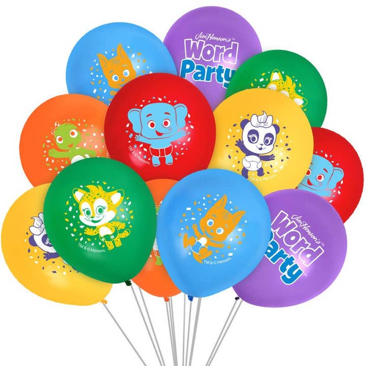 Treasures Gifted - Wholesale Balloon - Word Party Balloons - Word Party Birthday Supplies