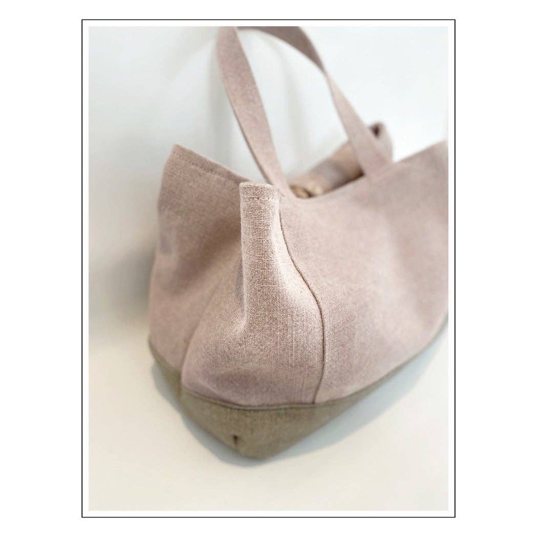 MARTINAS HOME – wholesale Tote bag – Women's – MIA LINEN TOTE ROSE1