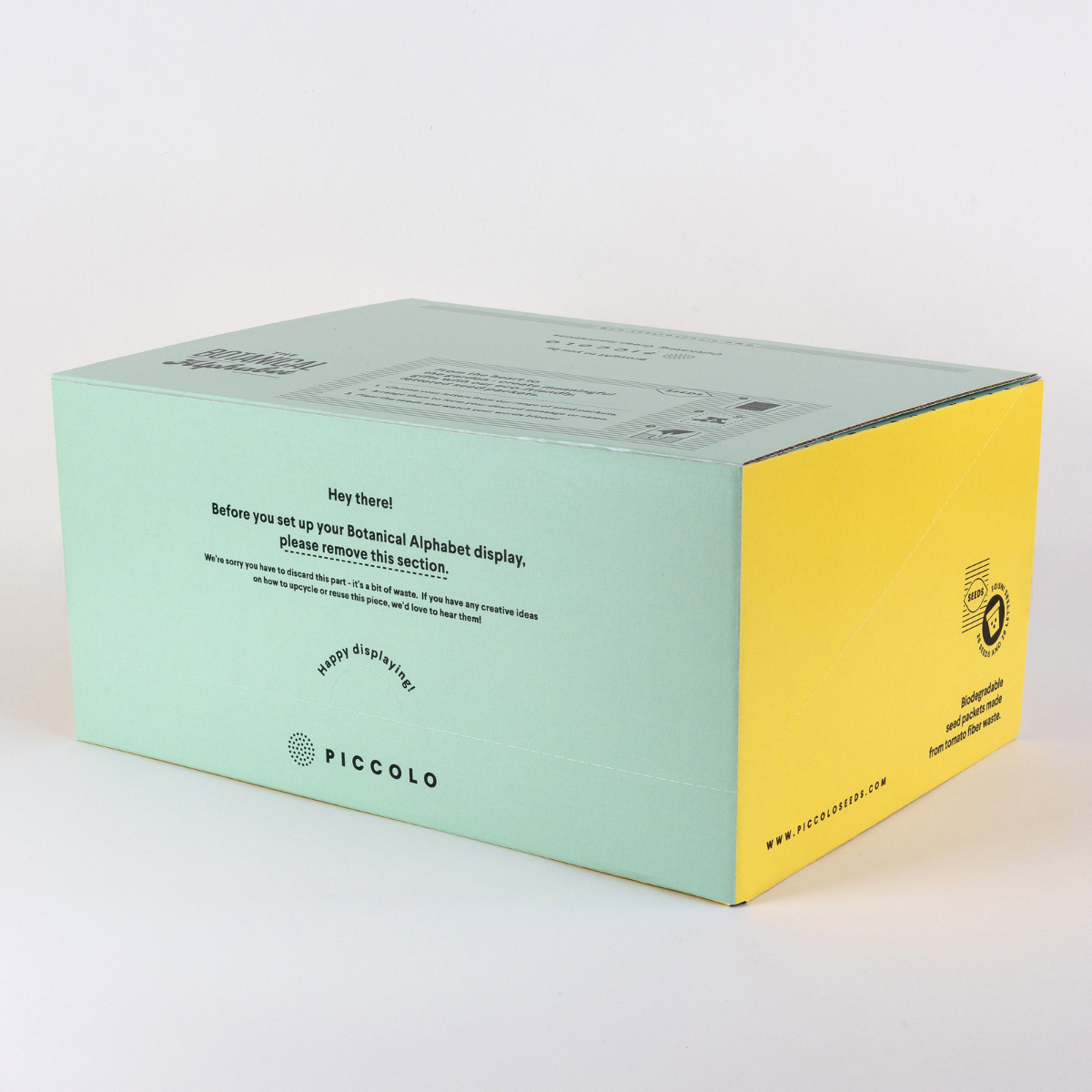 Piccolo Seeds – wholesale Frön – Botaniska alfabetet - komplett display1