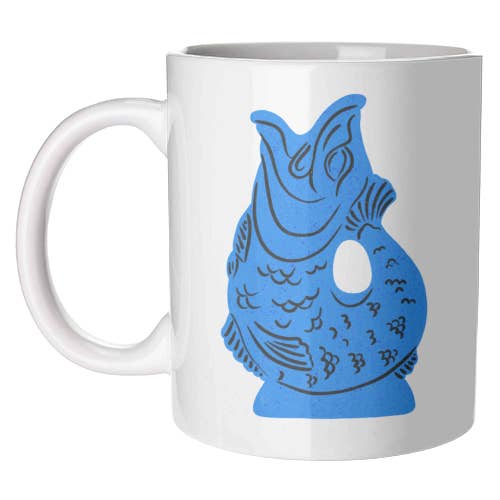 Mugs 'Blue Glug Jug Illustration' and other Purchase Wholesale glug. Free Returns & Net 60 Terms on Faire trending on Faire.