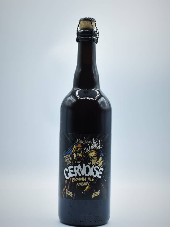 Cervoise Bernsteinbier Mélusine Brauerei 75 cl für den Großhandel von Le Vin Émoi