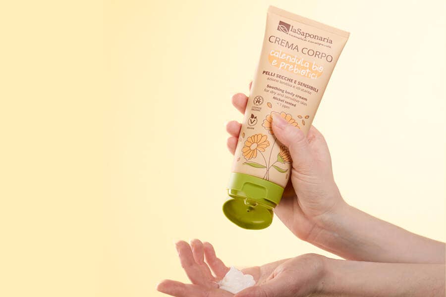 La Saponaria – Engroshandel Kropscreme/lotion – Bodycreme til følsom hud – økologisk calendula (200 ml)2