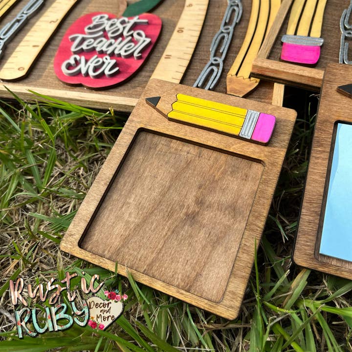 Rustic Ruby Decor and More LLC - Wholesale Sticky Notes - Teacher Sticky Pad Holder