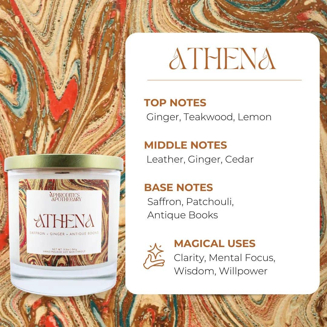 Aphrodite's Apothecary - Wholesale Jar/Filled Candle - Athena Candle2
