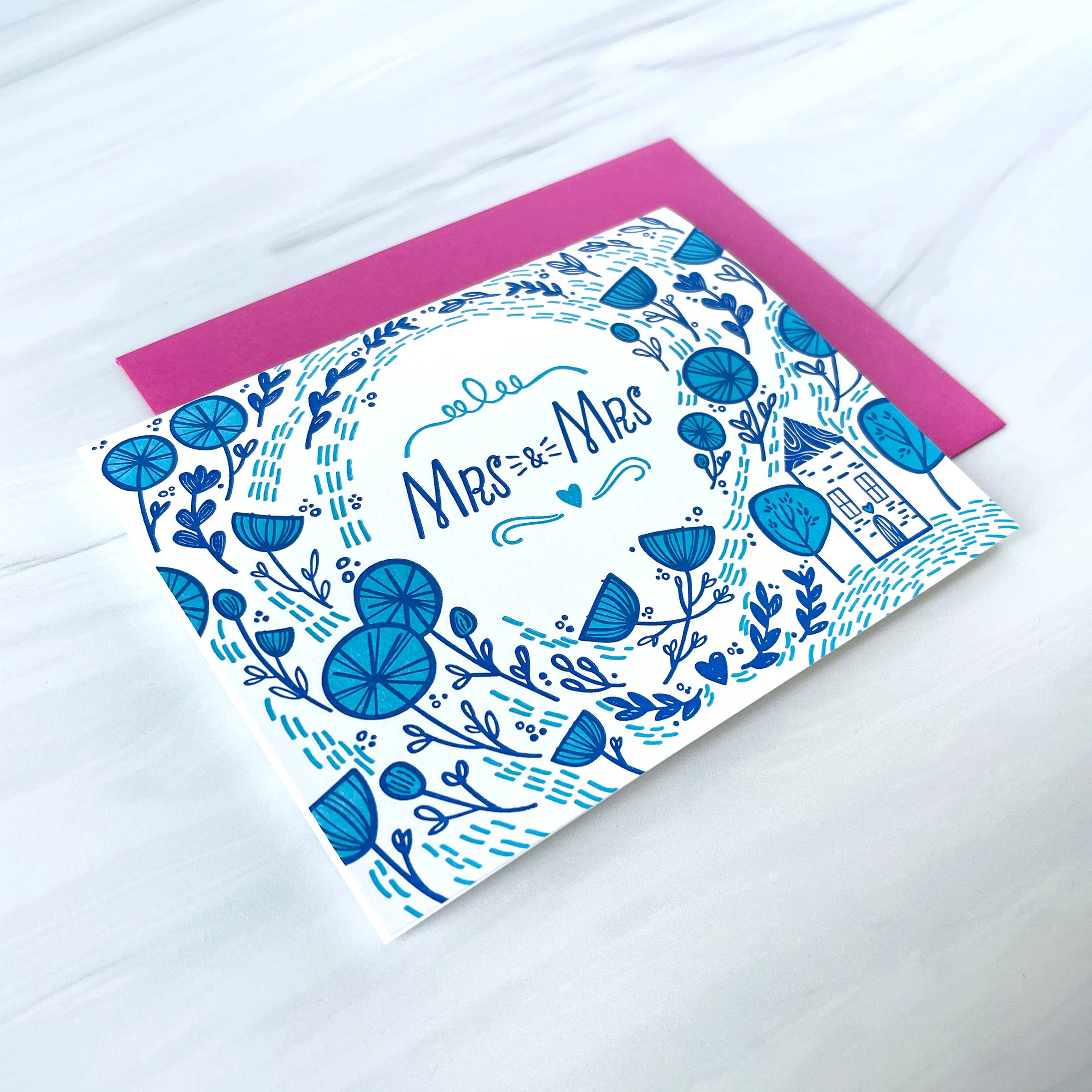 Paper Parasol Press - Wholesale Wedding Card - Mrs and Mrs  Card3