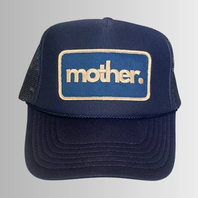 Mother Patch Trucker Hat - Navy for wholesale by Mother Hats