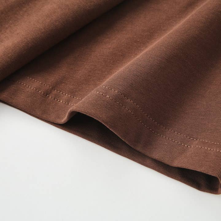 300GSM Big Tee - Brown for wholesale on Faire2