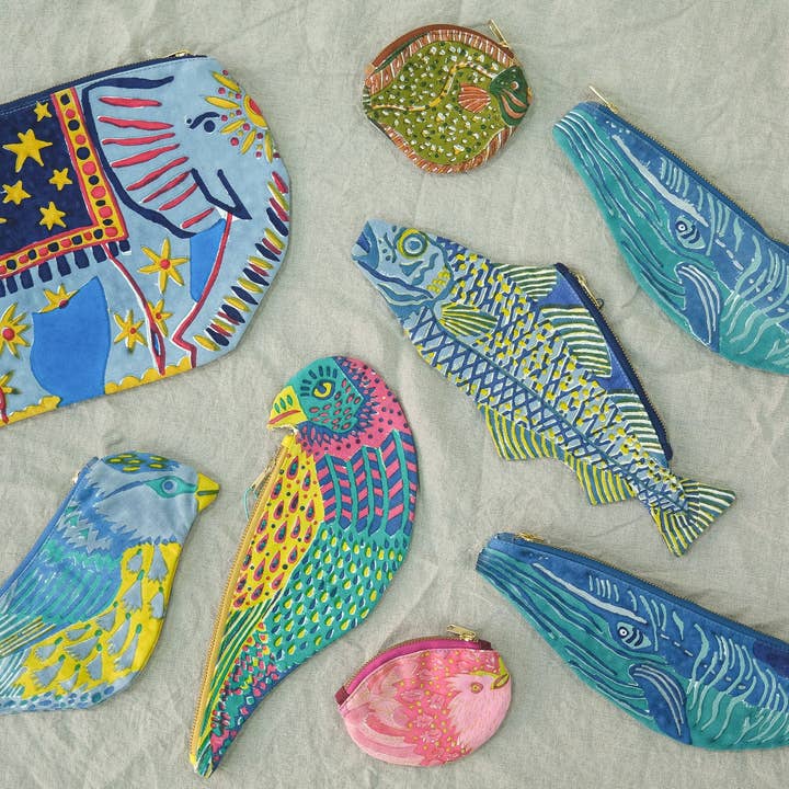 East End Press - Wholesale Pencil Case/Pouch - UK/EU: Blue Tit Fabric Case9