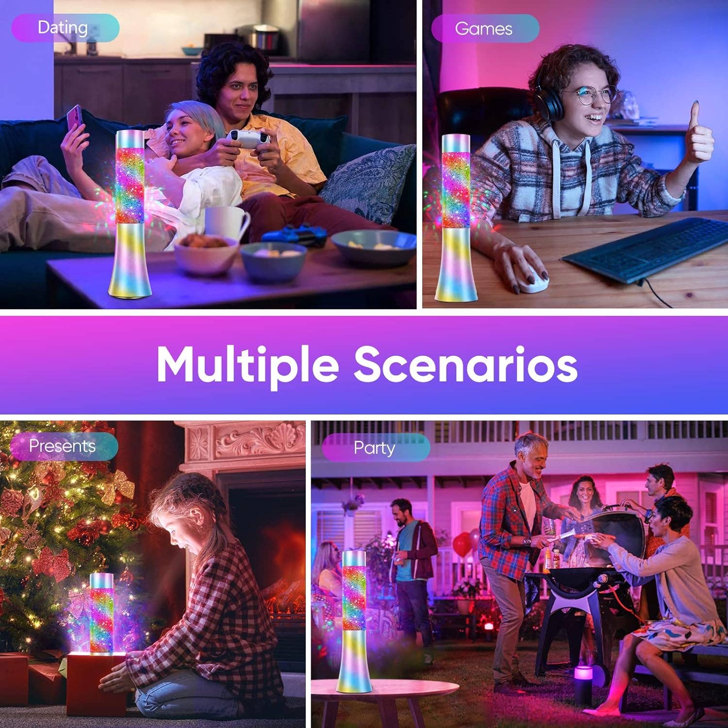 LAX Gadgets - Venta al por mayor Lámparas decorativas/de escritorio - Elegancia Luminosa: Lámparas de Lava Tech Mod – Un Resplandor Moderno15