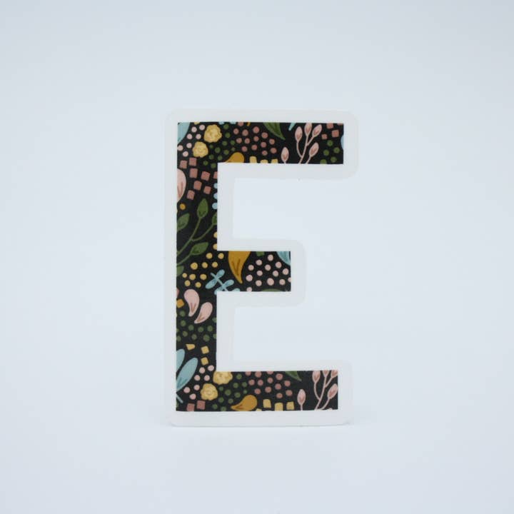 Adesivo lettera E, 2,5 x 1,5 pollici per la vendita all'ingrosso da parte di H&L Craft Co