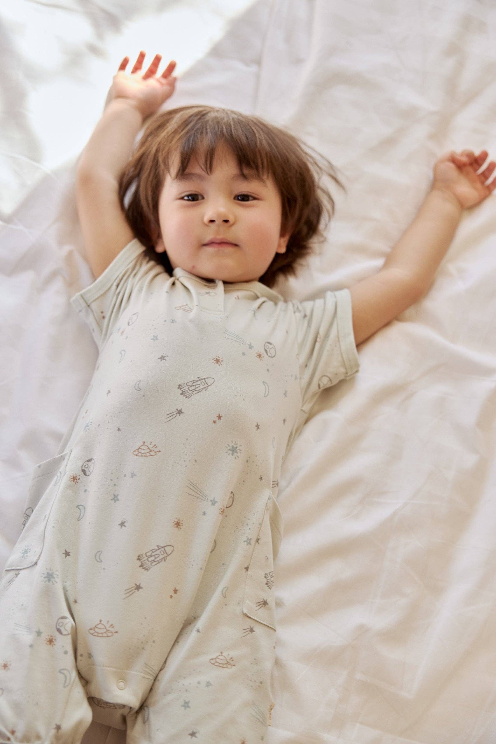 Norsu Organic – wholesale Jumpsuit – Baby – Baby Organic Bamboo Romper-Space3