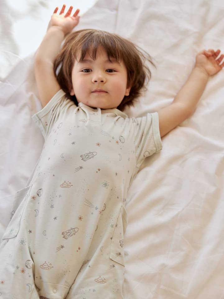 Norsu Organic – wholesale Jumpsuit – Baby – Baby Organic Bamboo Romper-Space3