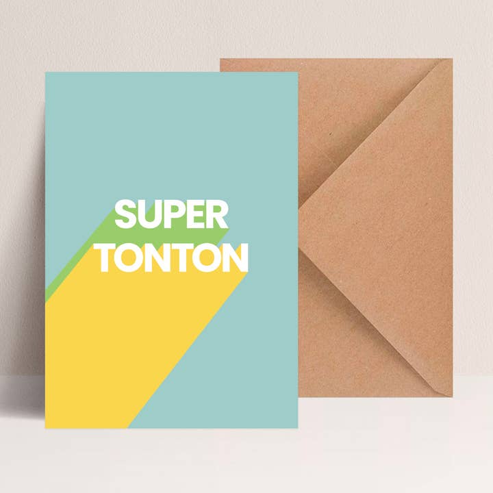Kort + kuvert "super brorsa" för wholesale av Majo Edition