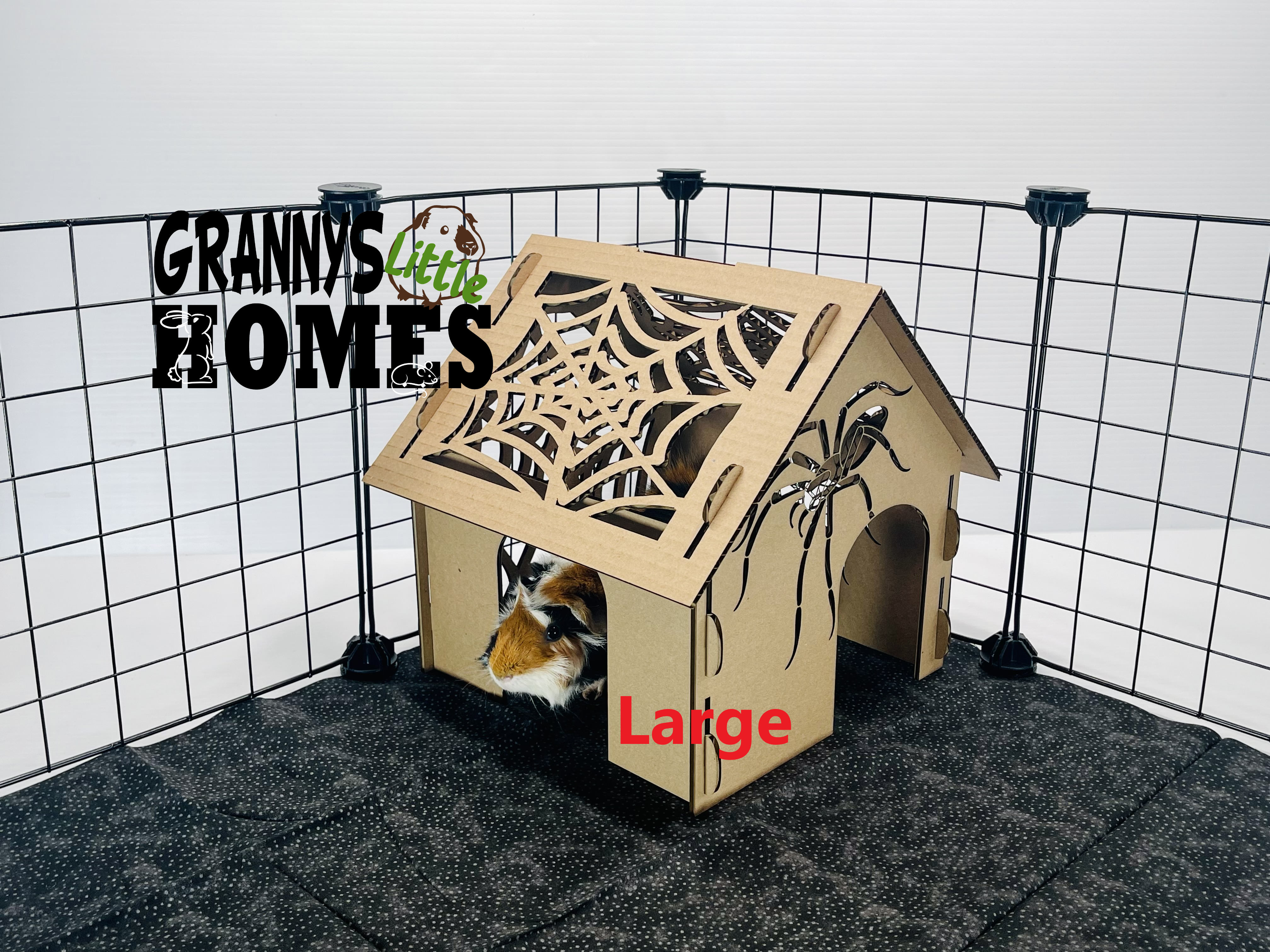 Grannys Little Homes - Wholesale Pet Cave - Cat/Dog - Cardboard Spider Hidey2