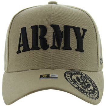 S & J Gift Inc - Wholesale Baseball Cap - Unisex - LICENSED U.S. ARMY Baseball cap hat2