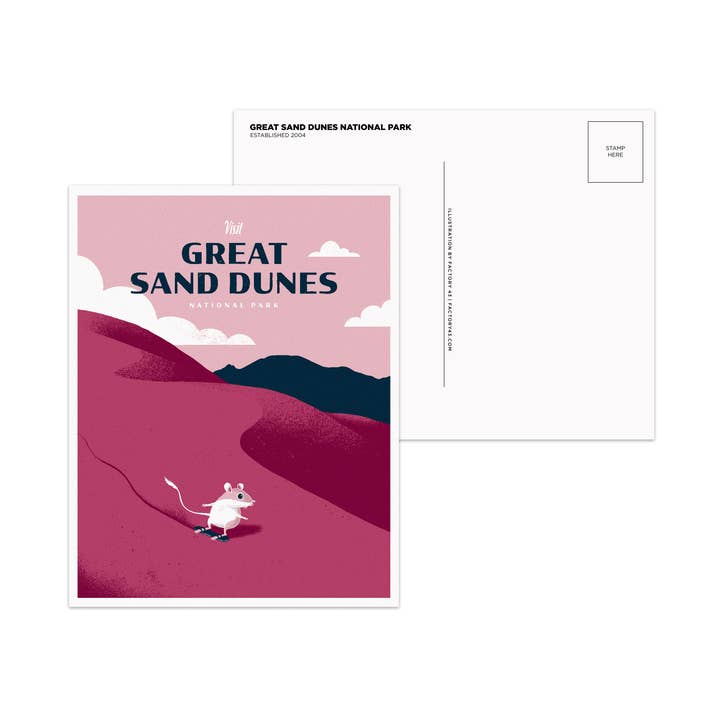 Great Sand Dunes National Park Postcard for wholesale by Factory 43