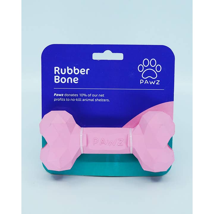 PAWZ - Wholesale Pet Chew Toy - Dog - Rubber Bone Dog Toy
