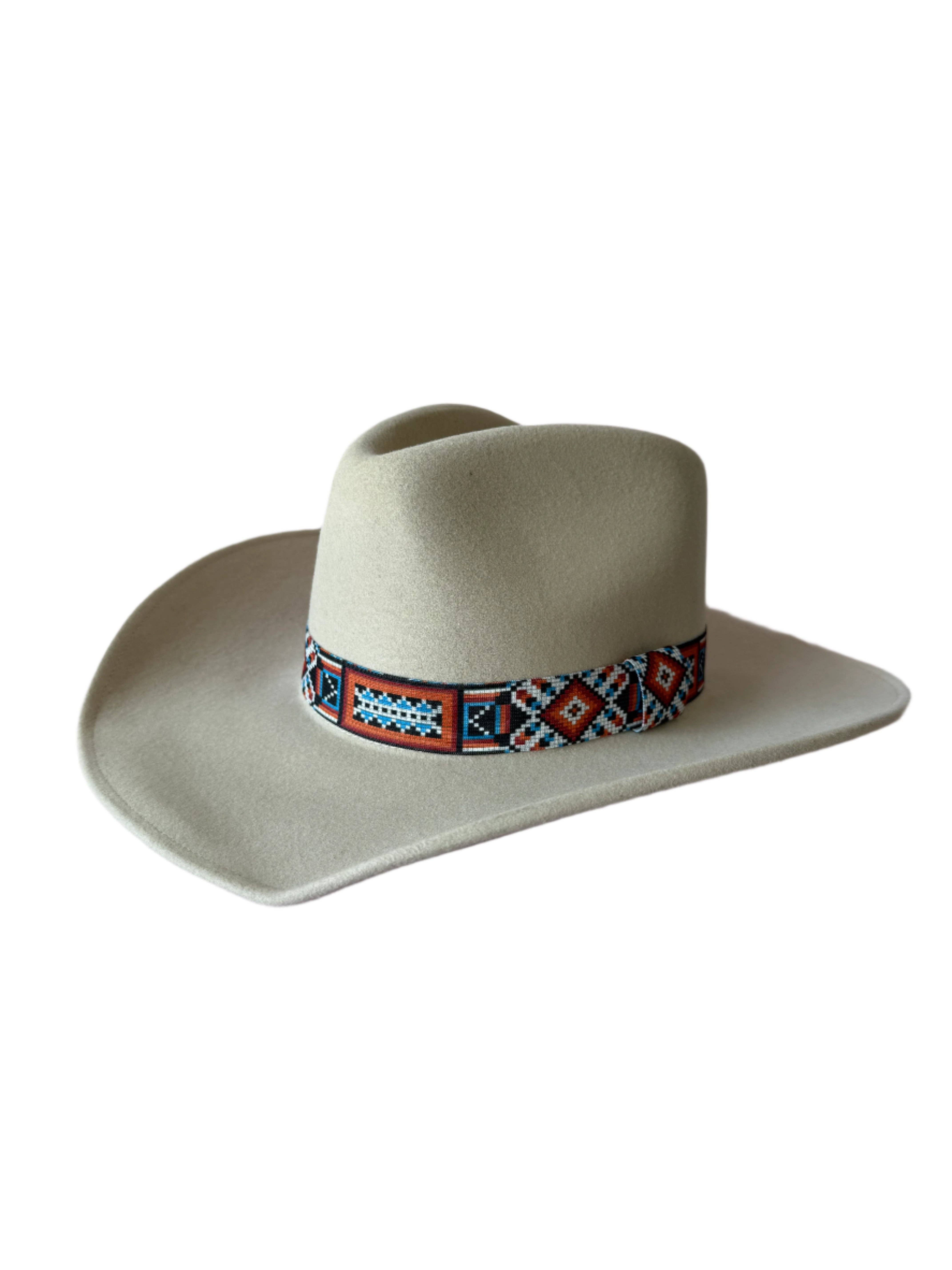 Wilder and Soul Wholesale Hats – wholesale Hat accessory – Women's – Boho Stretch Hat Band - Rust Ridge1
