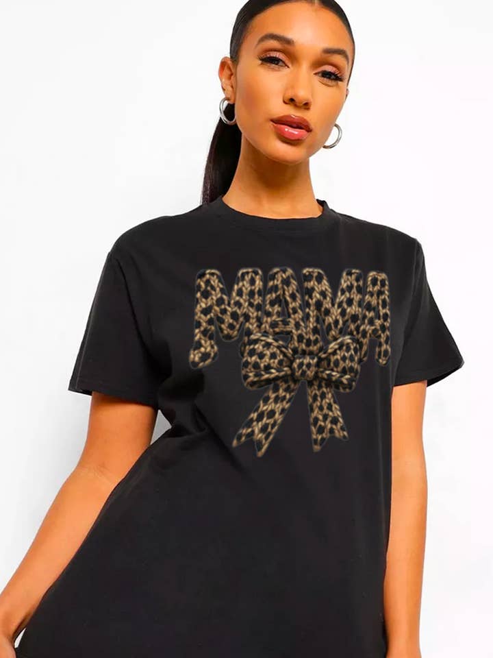 PB-3138. Mama Graphic Tee for wholesale by DOTCOM