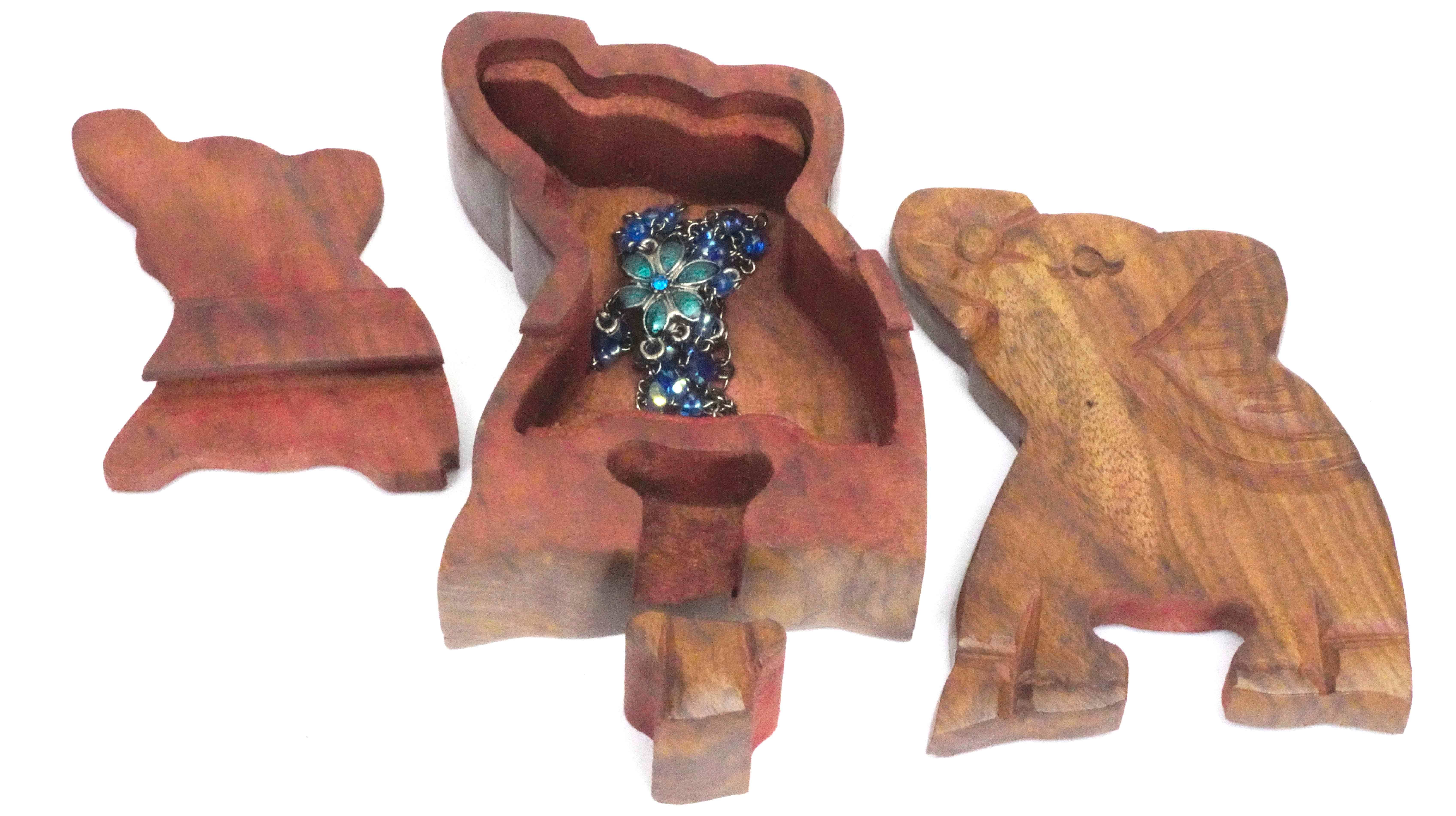 R. Expo/Song of India – Großhandel Klassisches Spielzeug – Kinder – Holz-Puzzlebox - Elefant1