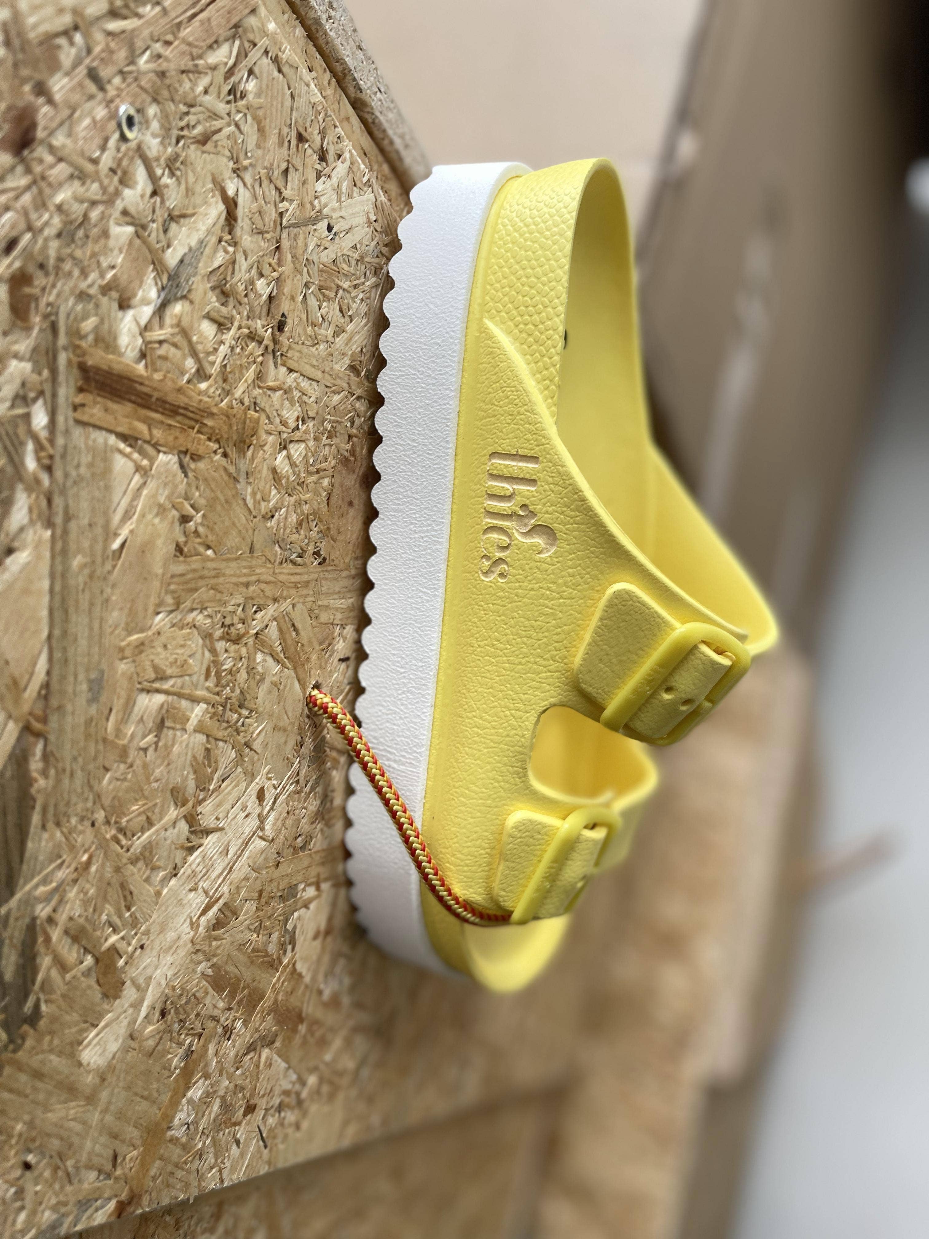 thies 1856 ® Ecofoam Plateau Sandal vegan khaki for wholesale on Faire8