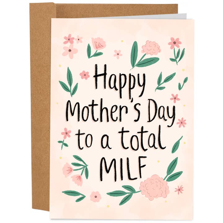 A Total MILF || Funny Mother's Day Card for wholesale by Sleazy Greetings