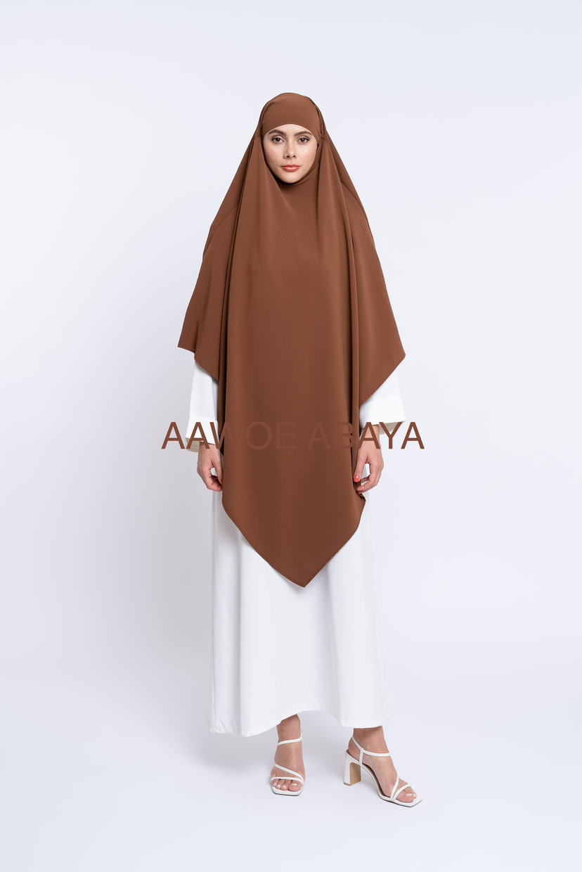 Aawoe Abaya - Vente Hijabs – femme - Khimar Maya Long Pointu - 2143-KH47