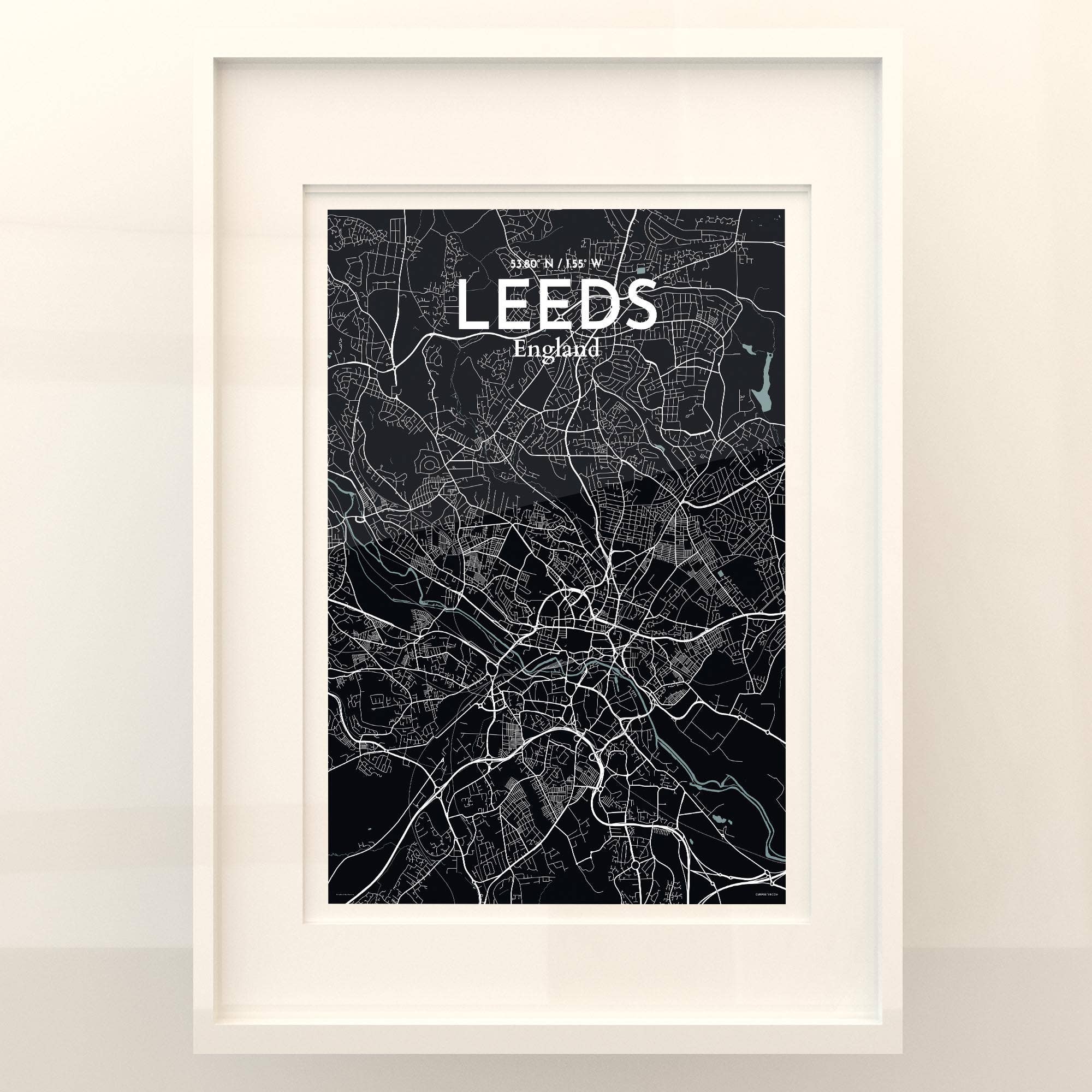 OurPoster.com – wholesale Poster – Leeds karta affisch189