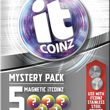 Lot de 5 pièces Mystery - BitCoinz Magnetic Battle Coinz pour la vente par Watchitude