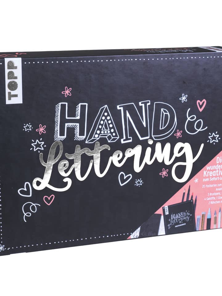 Lettrage à la main - La magnifique boîte créative pour la vente par frechverlag TOPP & BusseSeewald