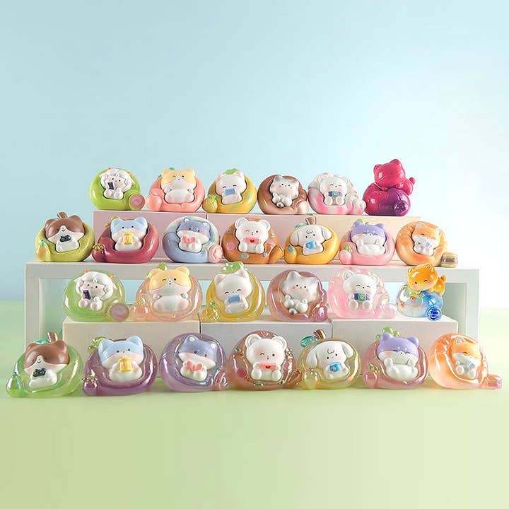 BCmini - Wholesale Decorative Figurine - FRUIT ANIMALS FIGURINE BLIND BOX-12