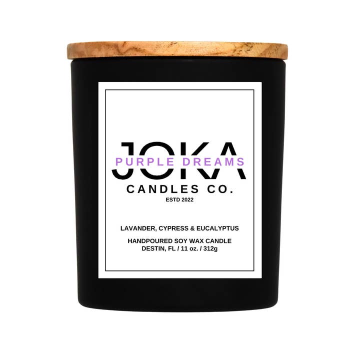 PURPLE DREAMS for wholesale by Joka Candles Co.