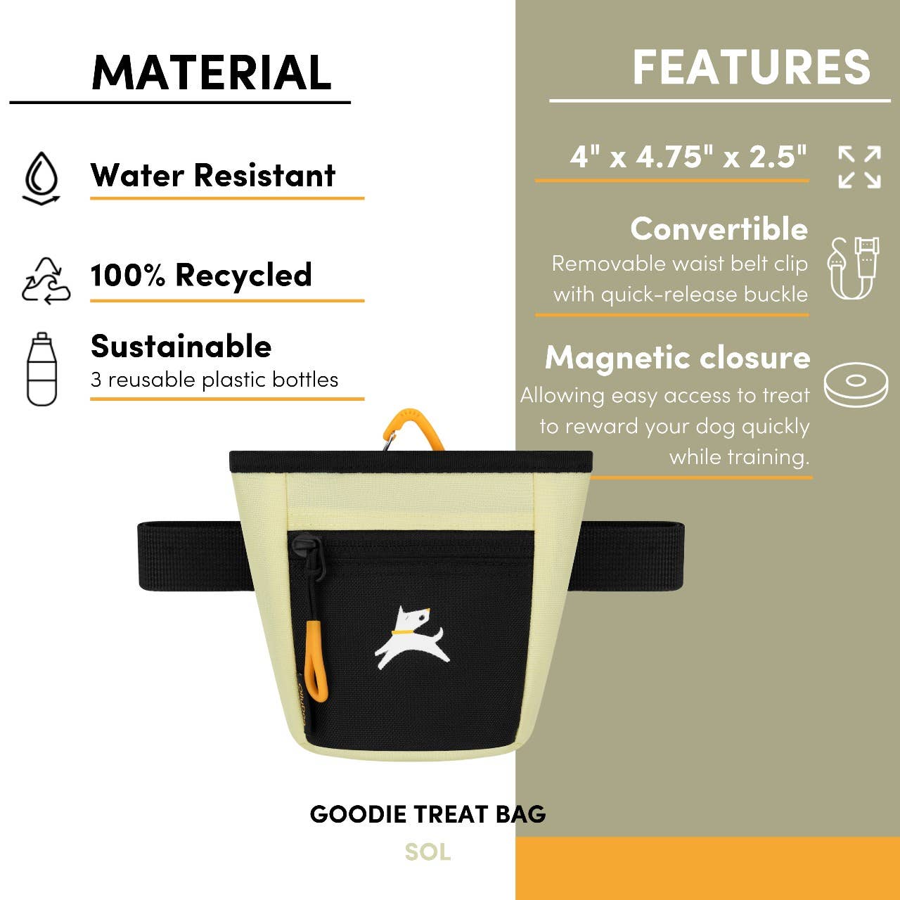 OllyDog - Wholesale Pet Treat Bag - Dog - Goodie Treat Bag - Dog Treat Pouch135