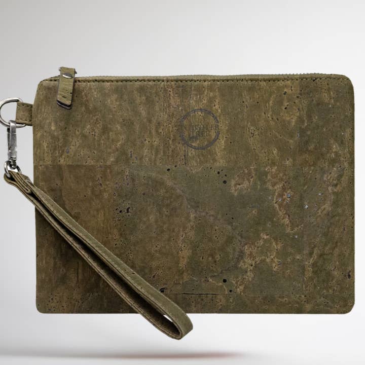 Estoril Clutch-Tasche - KHAKI für den Großhandel von Whistler Tree
