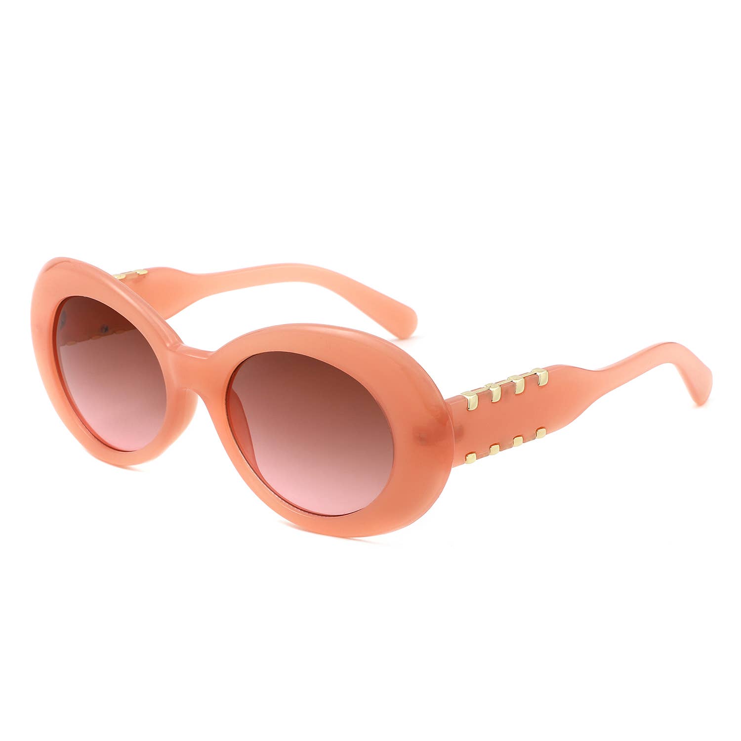 Cramilo Eyewear - Wholesale Sunglasses - Women's - Retro Clout Oval Fashion Goggles Irregular Sunglasses8