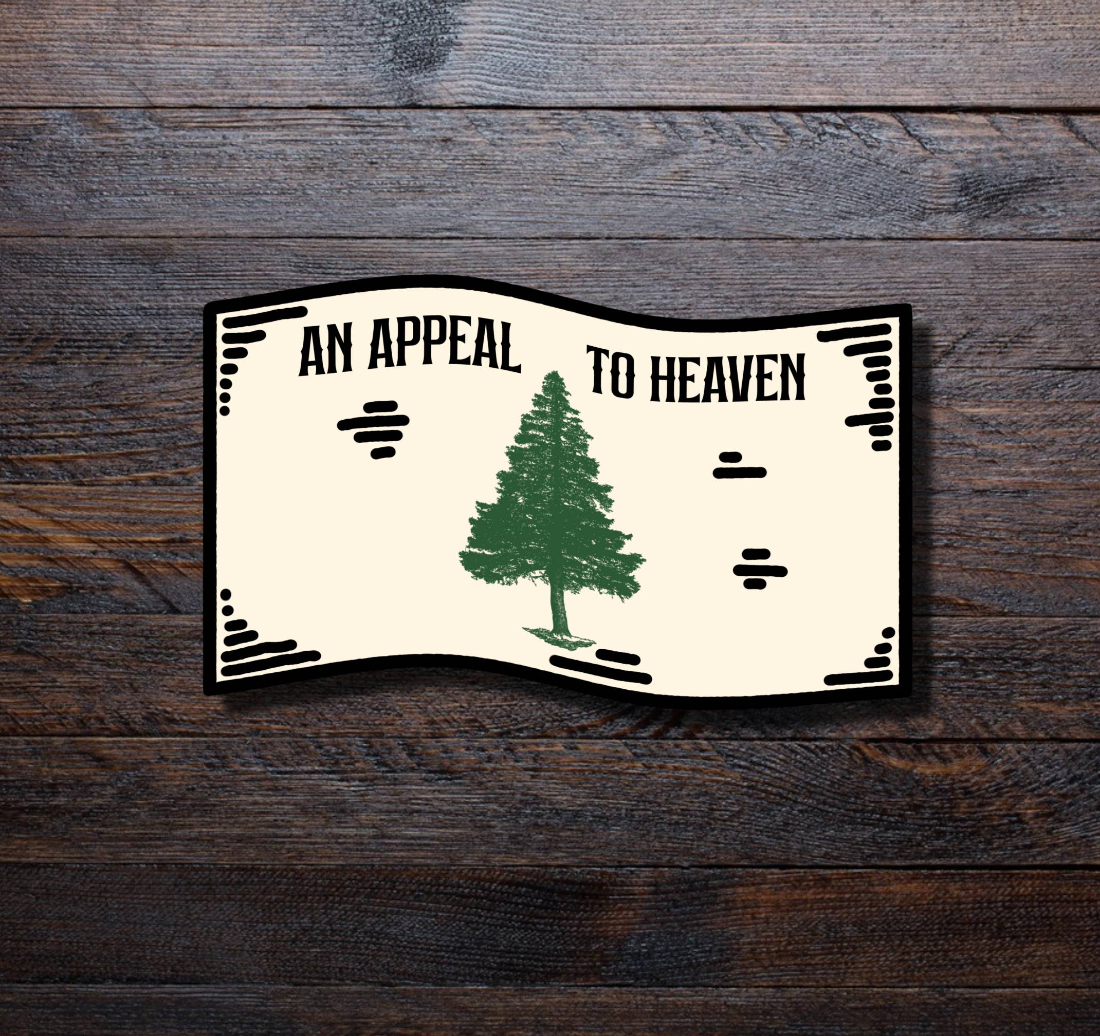 Pilgrim Trading Post - Vendita all'ingrosso Adesivo - Adesivo con bandiera «Un appello al cielo» | Bandiera George Washington