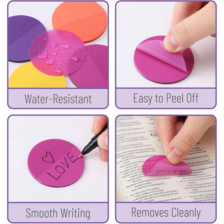 Mr. Pen - Wholesale Sticky Notes - Mr. Pen Transparent Sticky Notes, 200 Pcs