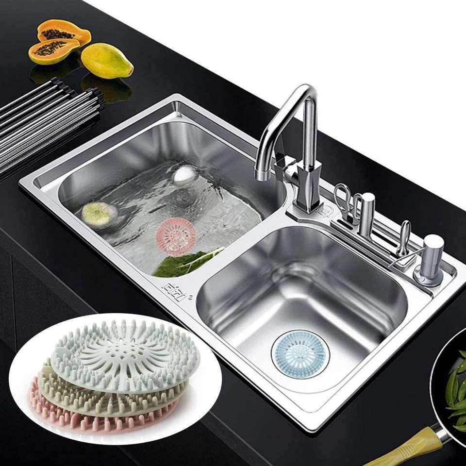 VIGOR – Saboneteira por atacado – Banheira apanhadora de cabelo durável rolha de silicone10