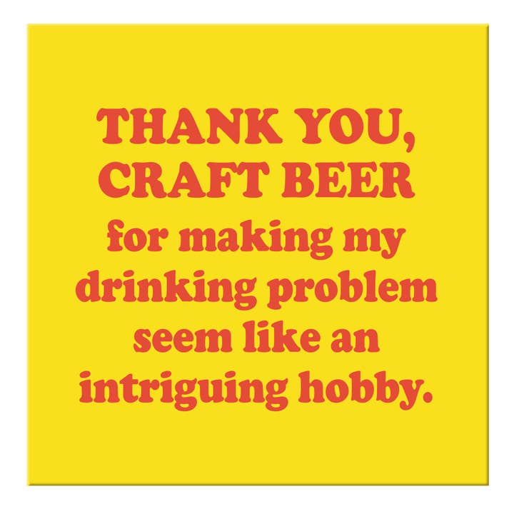 Gracias imán de cerveza artesanal para venta al por mayor de Chris’s Stuff Inc.