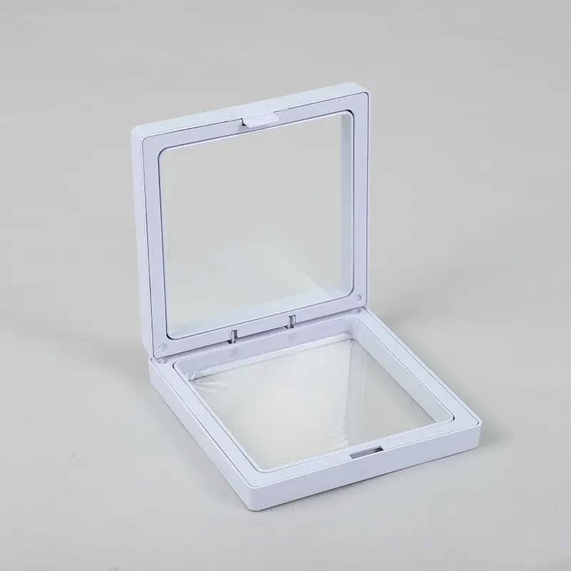 Ancient Wisdom – wholesale Picture frame – Small 3D Floating Frame Display 7x7cm - White