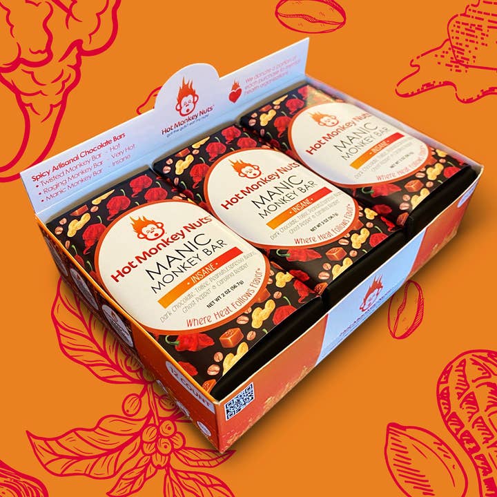 Barre Manic Monkey pour la vente par Hot Monkey Nuts