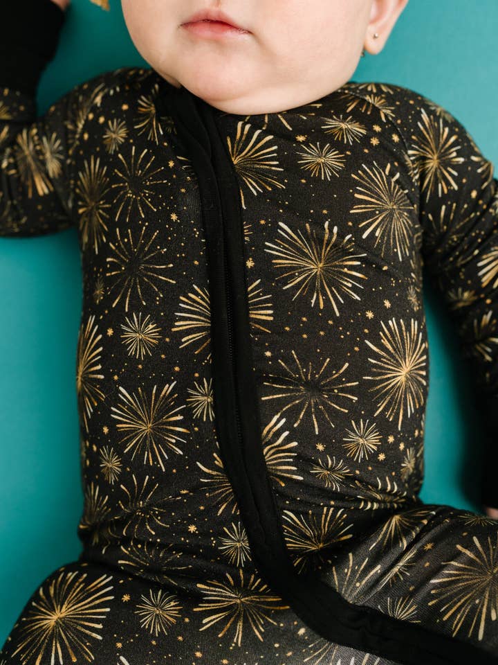 Little One Shop - Wholesale Clothing Set - Baby - Midnight Fireworks Bamboo Sleeper