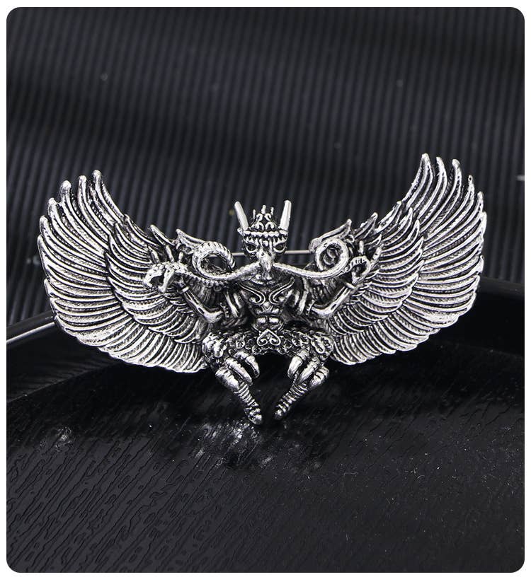 Tourtiwi - Wholesale Brooch - Vintage Great Ambition Winged Dapeng Bird Brooch6