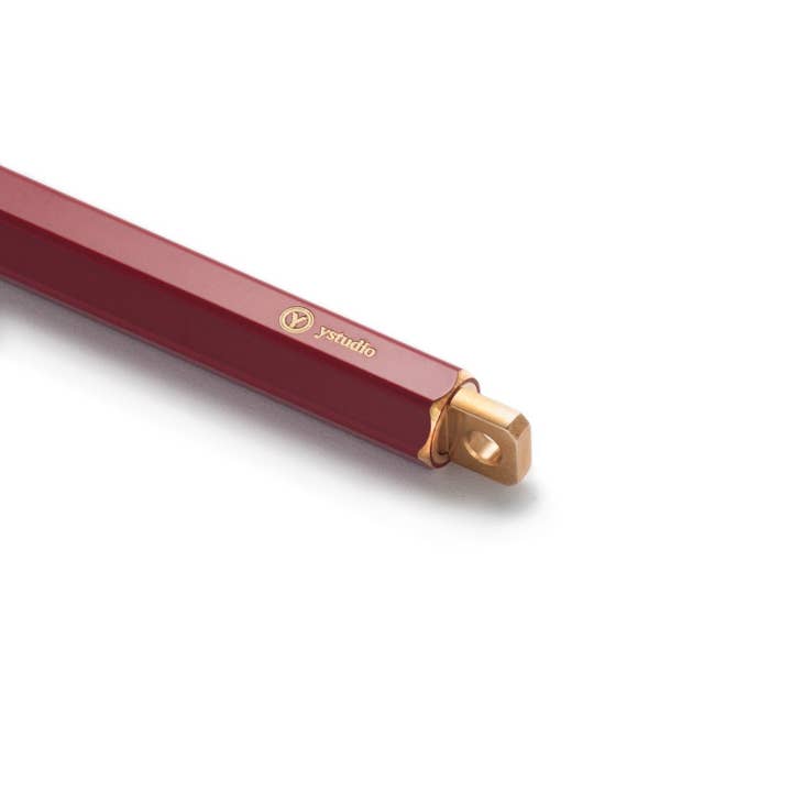 ENTREPÔT - Wholesale Pen - YSTUDIO - Classic Revolve Portable Ballpoint Pen (Red)3