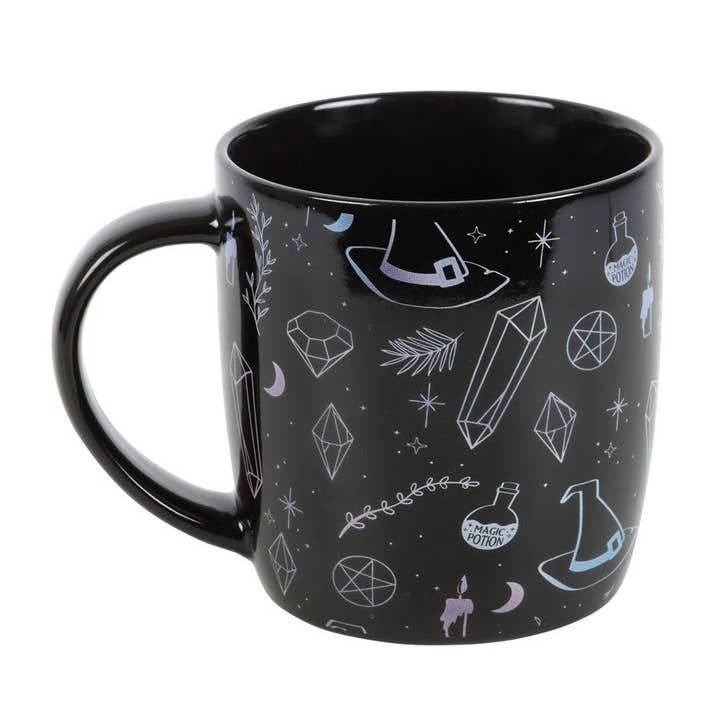 Something Different Wholesale - Wholesale Coffee Mug - Crystal Witch Print Mug