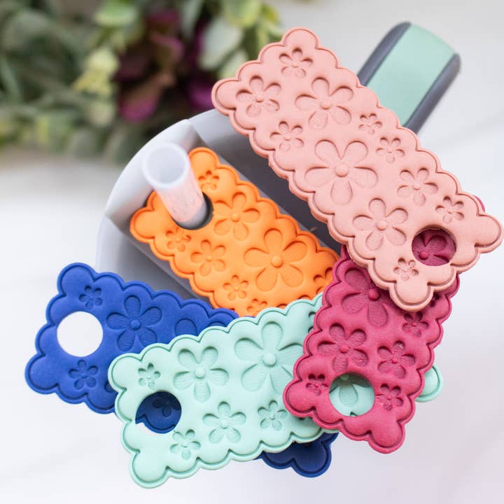 EJ Clay Co - Wholesale Drink Topper - Fall Daisy Embossed Toppers