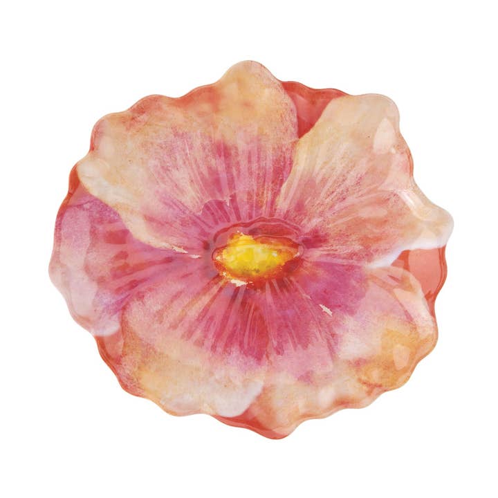 Tiger Lily 7 1/2" Melamine Plate for wholesale by Supreme Housewares