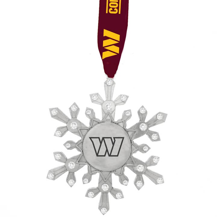 Wendell August - Wholesale Ornament - NFL Washington Commanders Snowflake Collectible Ornament