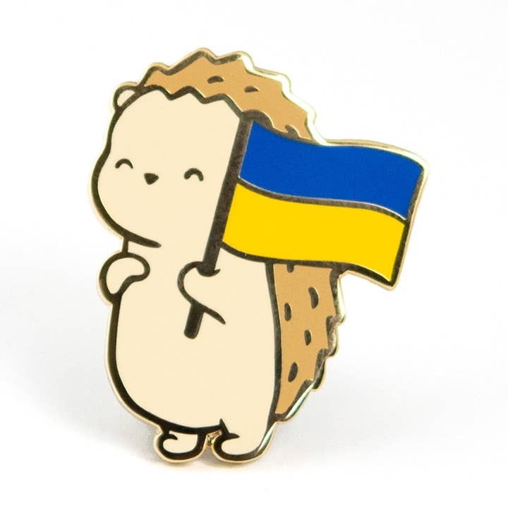 Henrietta Ukraine Pin for wholesale by The Clever Clove