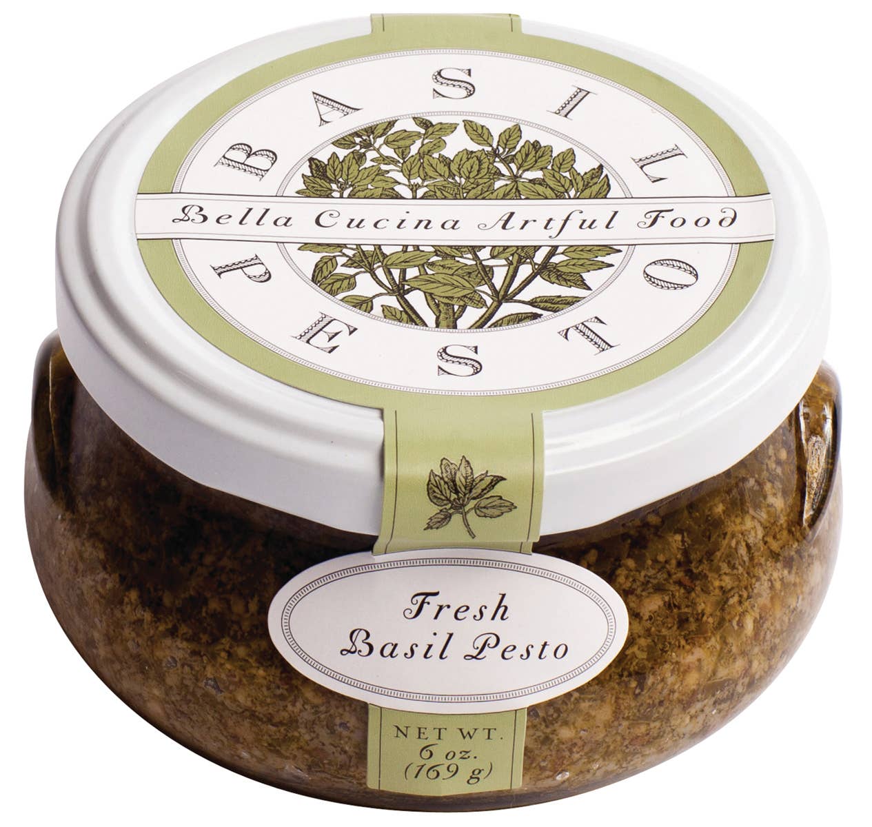 Bella Cucina - Wholesale Pesto - Fresh Basil Pesto - 6 oz.6